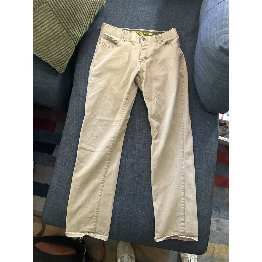 Lee Extreme Comfort Relaxed Fit Beige Khaki Pants Mens 31x30 Stretch Twill